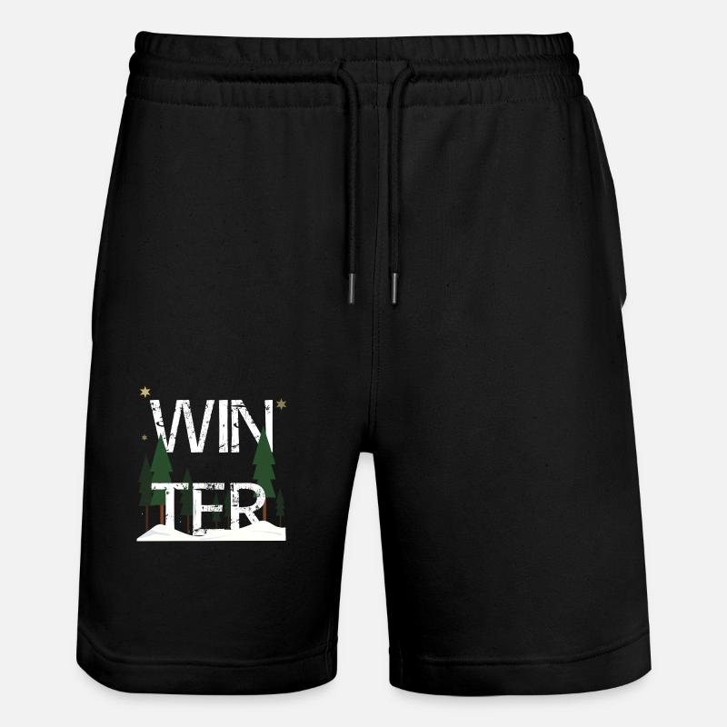 Hiver - Short de jogging bio TRAINER Stanley/Stella unisexe - noir
