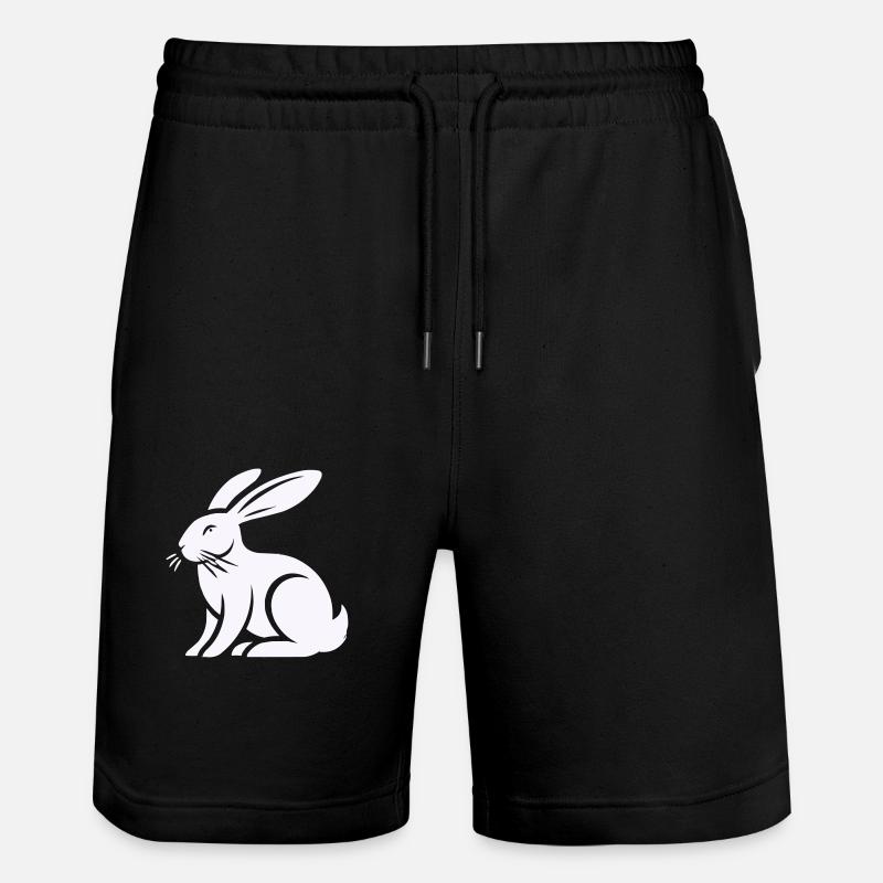 Lapin Lapin - Short de jogging bio TRAINER Stanley/Stella unisexe - noir