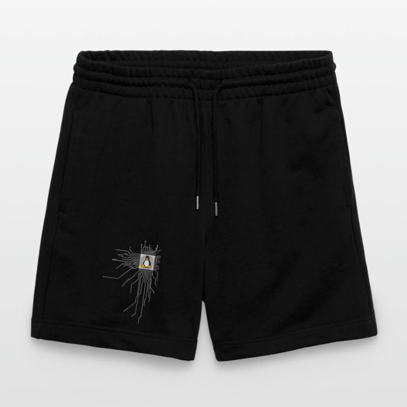 platine Pinguin Core Herz Computer pc Nerd program Stanley/Stella Unisex Bio Joggingshorts Trainer 