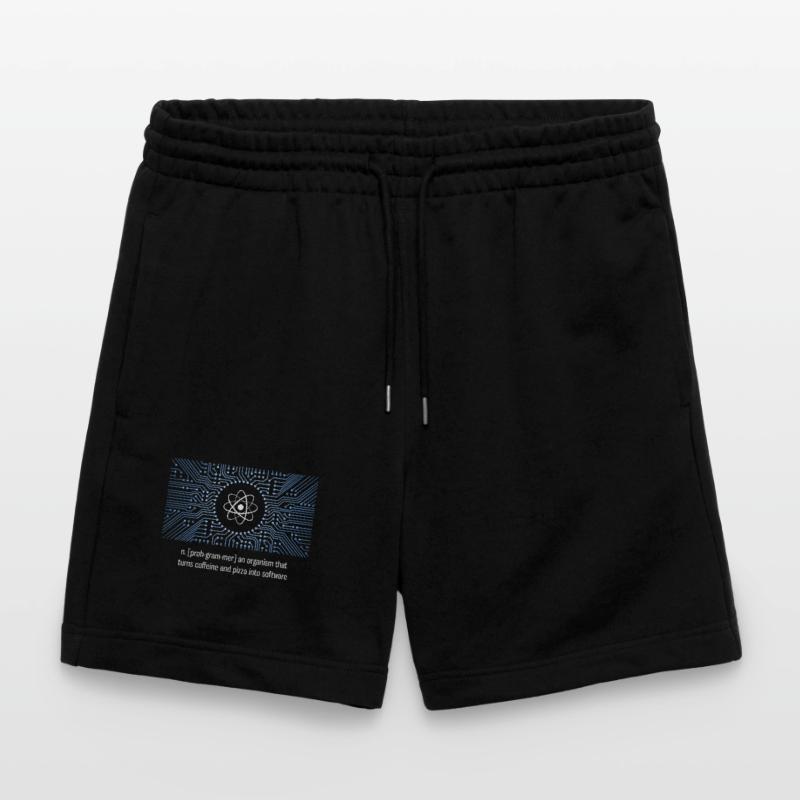 nerd programmer big bang board CPU pc code LOL Stanley/Stella Trainer Unisex Organic Jogging Shorts