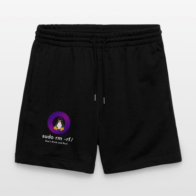 Computer Sys admin Pinguin Nerd pc sudo rm -rf cod Stanley/Stella Unisex Bio Joggingshorts Trainer 