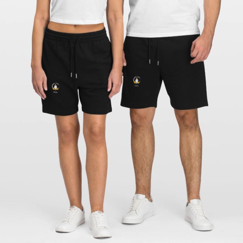 Pc computer Pinguin nerd geek Programmierer Admin Stanley/Stella Unisex Bio Joggingshorts Trainer 
