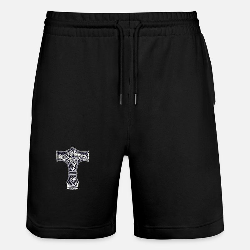 La Croix de Thor - Short de jogging bio TRAINER Stanley/Stella unisexe - noir