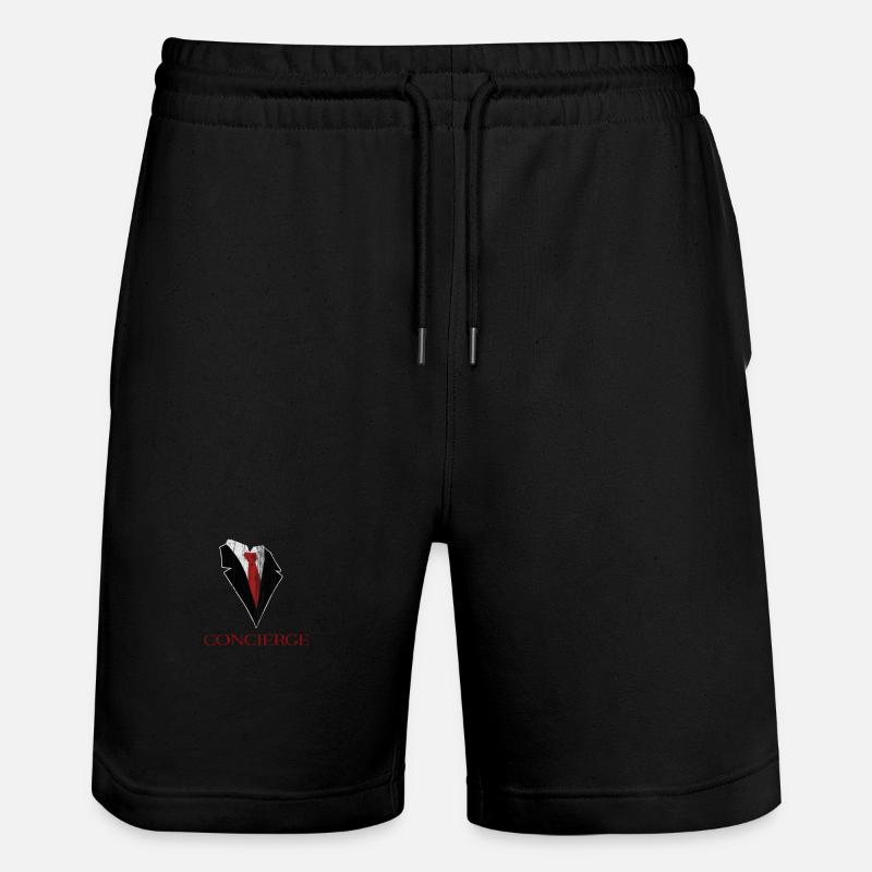 Costume élégant à motif cravate - Short de jogging bio TRAINER Stanley/Stella unisexe - noir