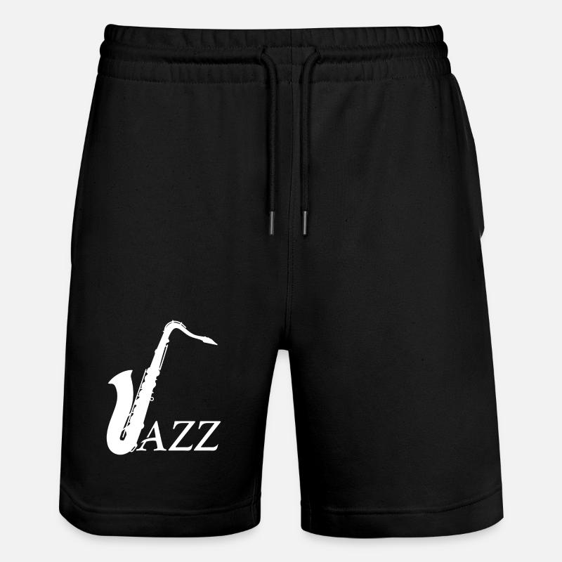 Musiciens de jazz - Design - Short de jogging bio TRAINER Stanley/Stella unisexe - noir