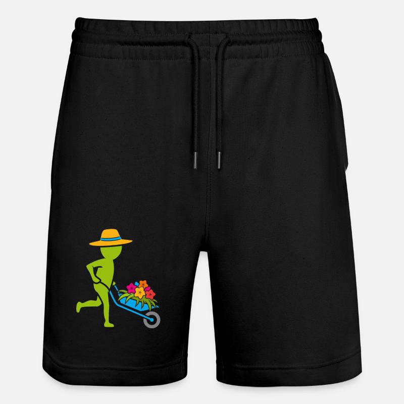 Gärtner / Gärtnerin - bunt - Stanley/Stella Unisex Bio Joggingshorts Trainer  - Schwarz