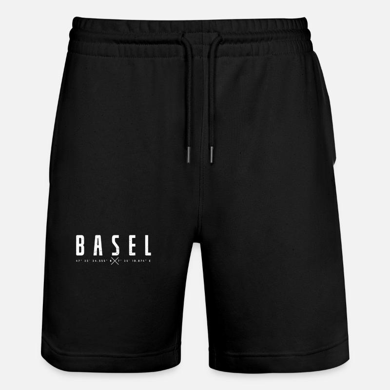 Bâle, Suisse - Short de jogging bio TRAINER Stanley/Stella unisexe - noir