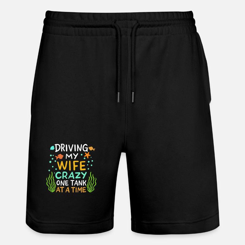 Élevage de poissons d'aquarium - Short de jogging bio TRAINER Stanley/Stella unisexe - noir