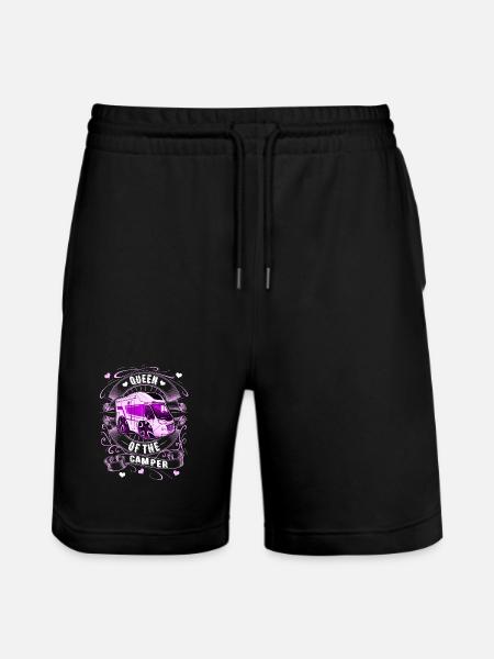 Queen Of The Camper - Stanley/Stella Trainer Unisex Organic Jogging Shorts - black