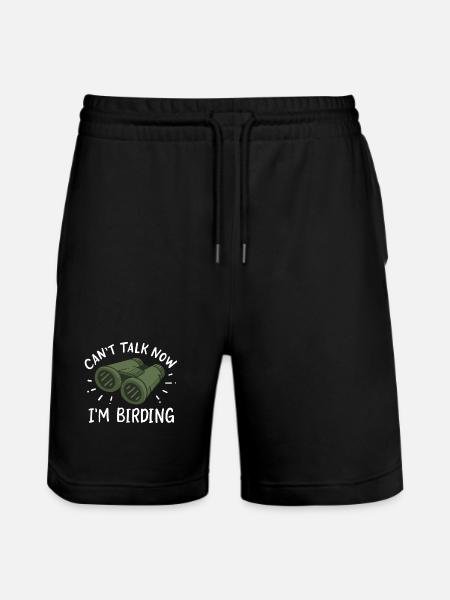 Bird Watching Birdwatchers - Stanley/Stella Trainer Unisex Organic Jogging Shorts - black