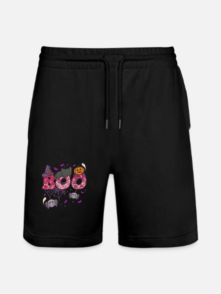 Halloween Boo Halloween-Kostüm - Stanley/Stella Unisex Bio Joggingshorts Trainer  - Schwarz