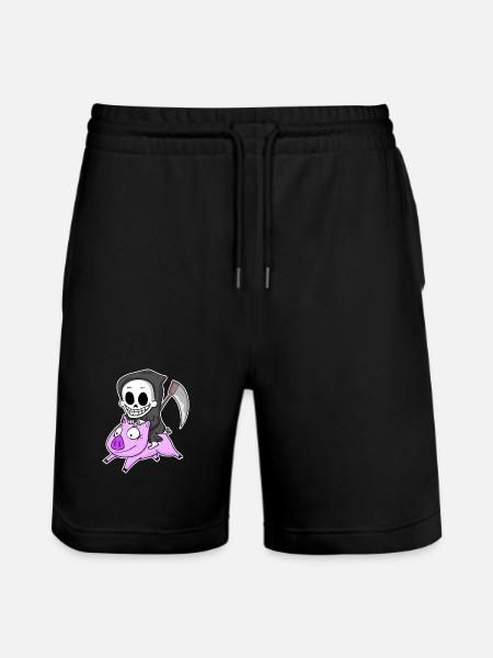 Faucheuse et Cochon - Short de jogging bio TRAINER Stanley/Stella unisexe - noir
