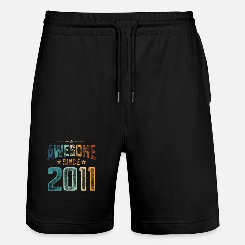 2011 Naissance Année de naissance - Short de jogging bio TRAINER Stanley/Stella unisexe - noir