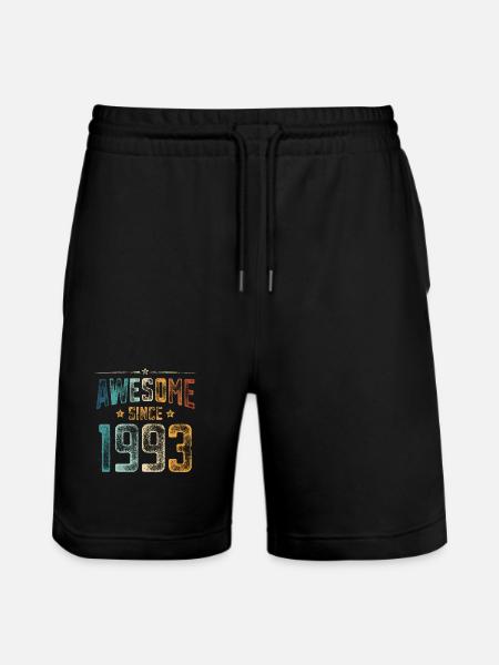 1993 Naissance Année de naissance - Short de jogging bio TRAINER Stanley/Stella unisexe - noir