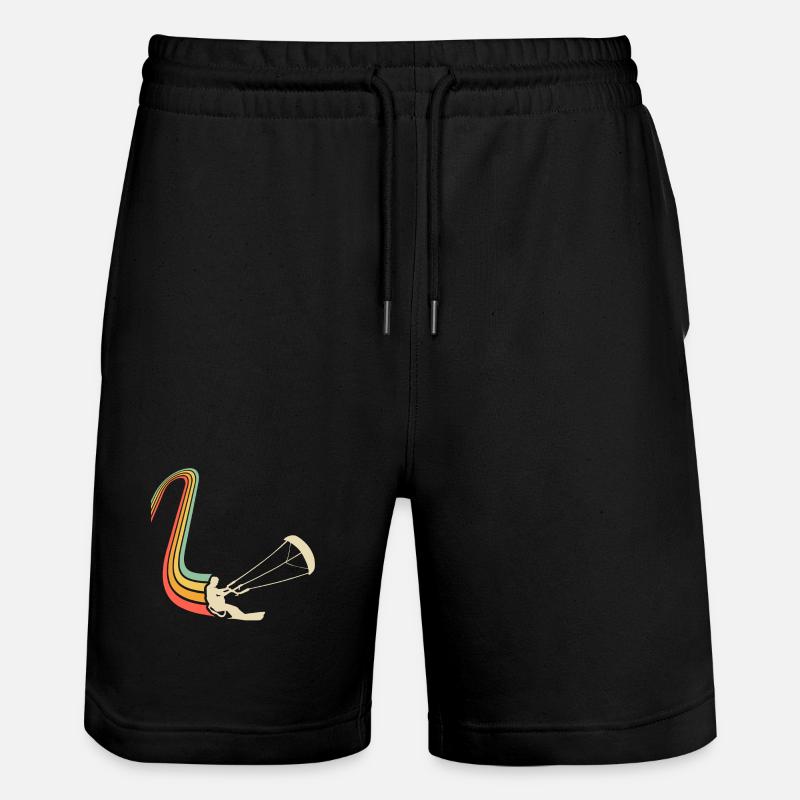Kitesurfen Kitesurf Kitesurfer Kiteboard - Short de jogging bio TRAINER Stanley/Stella unisexe - noir