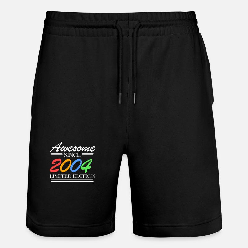 2004 - Stanley/Stella Unisex Bio Joggingshorts Trainer  - Schwarz