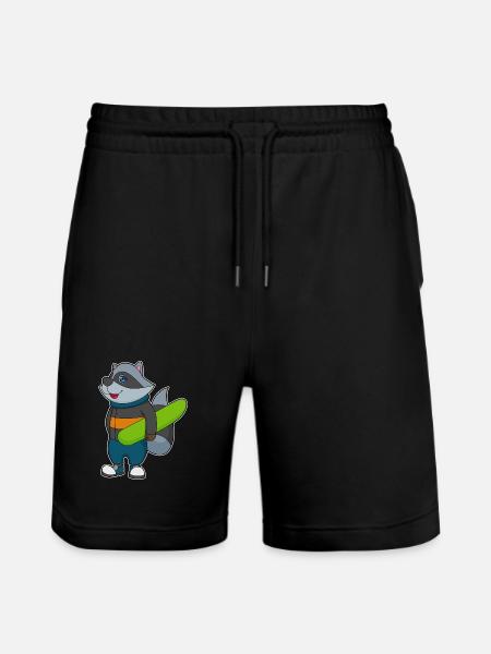 Snowboardeur Raton Snowboard - Short de jogging bio TRAINER Stanley/Stella unisexe - noir