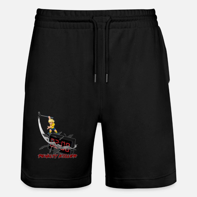 Penalty Killer Floorball v2-rouge - Short de jogging bio TRAINER Stanley/Stella unisexe - noir