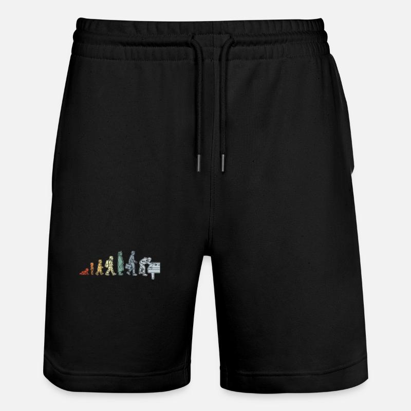 Pool Evolution - Stanley/Stella Trainer Unisex Organic Jogging Shorts - black