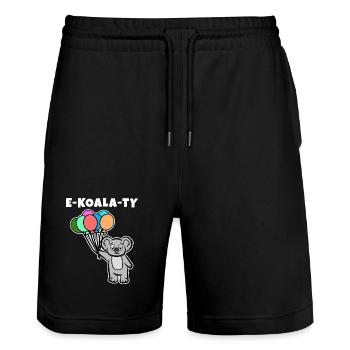 Lgbt Gleichberechtigung Menschenrechte Sexualität - Stanley/Stella Unisex Bio Joggingshorts Trainer  - Schwarz - Vorne - Nik (191cm) & Marisol (170cm)