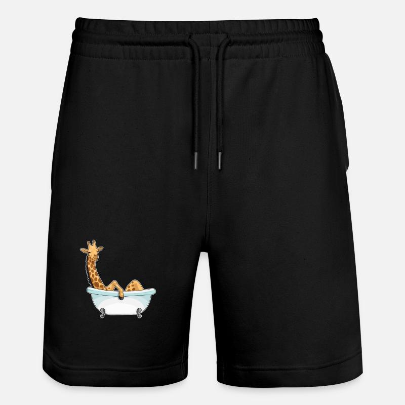 Baignoire girafe - Short de jogging bio TRAINER Stanley/Stella unisexe - noir