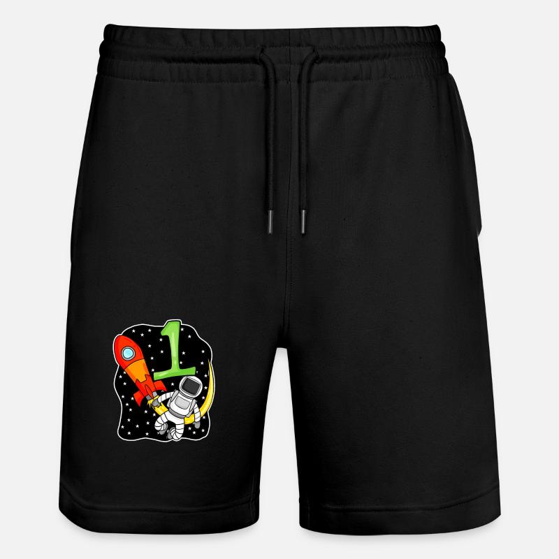 1 an Jeune astronaute - Short de jogging bio TRAINER Stanley/Stella unisexe - noir