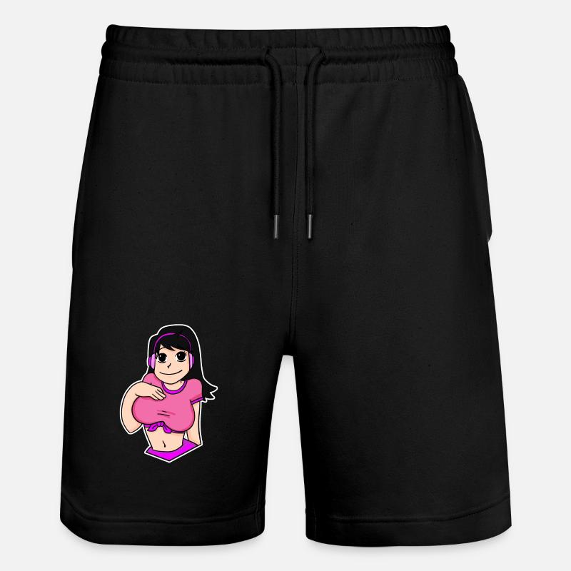 Anime - Stanley/Stella Unisex Bio Joggingshorts Trainer  - Schwarz