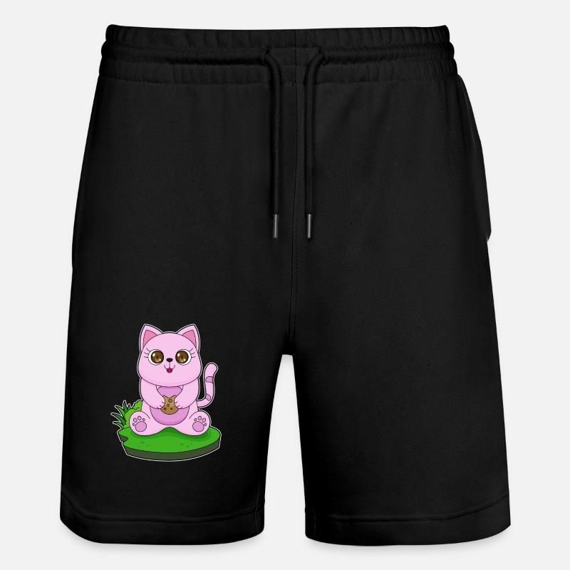 Chat Cookie - Short de jogging bio TRAINER Stanley/Stella unisexe - noir