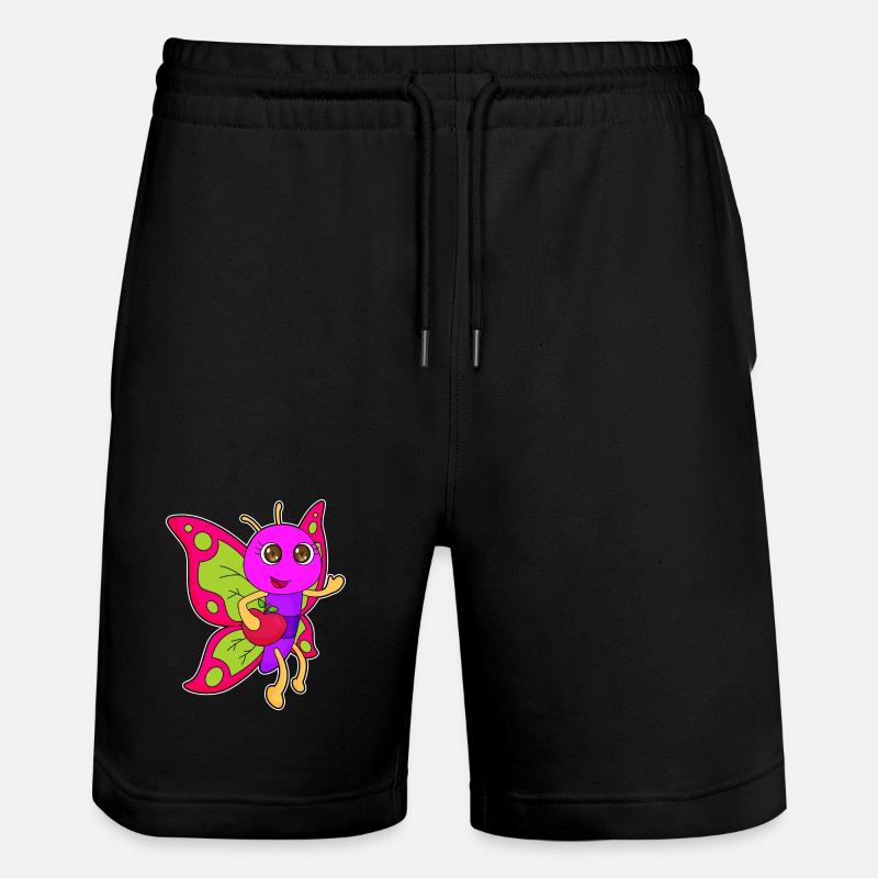 Butterfly Apple Fruit - Short de jogging bio TRAINER Stanley/Stella unisexe - noir
