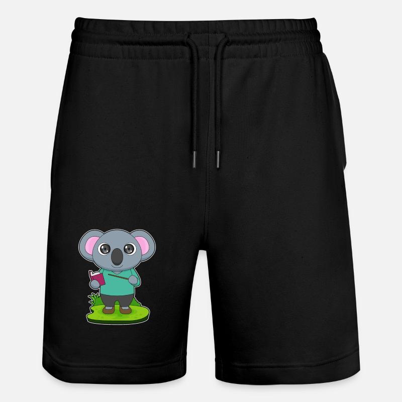 Koala Teacher Pointer - Short de jogging bio TRAINER Stanley/Stella unisexe - noir