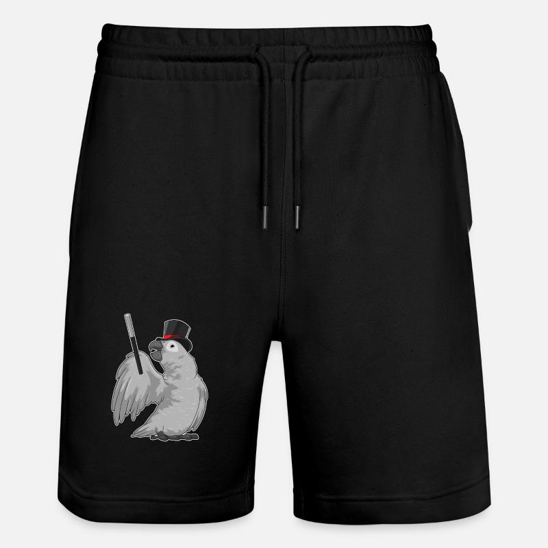 Baguette magique perroquet - Short de jogging bio TRAINER Stanley/Stella unisexe - noir