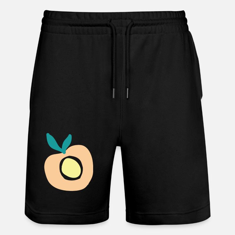 Pfirsich - Stanley/Stella Unisex Bio Joggingshorts Trainer  - Schwarz