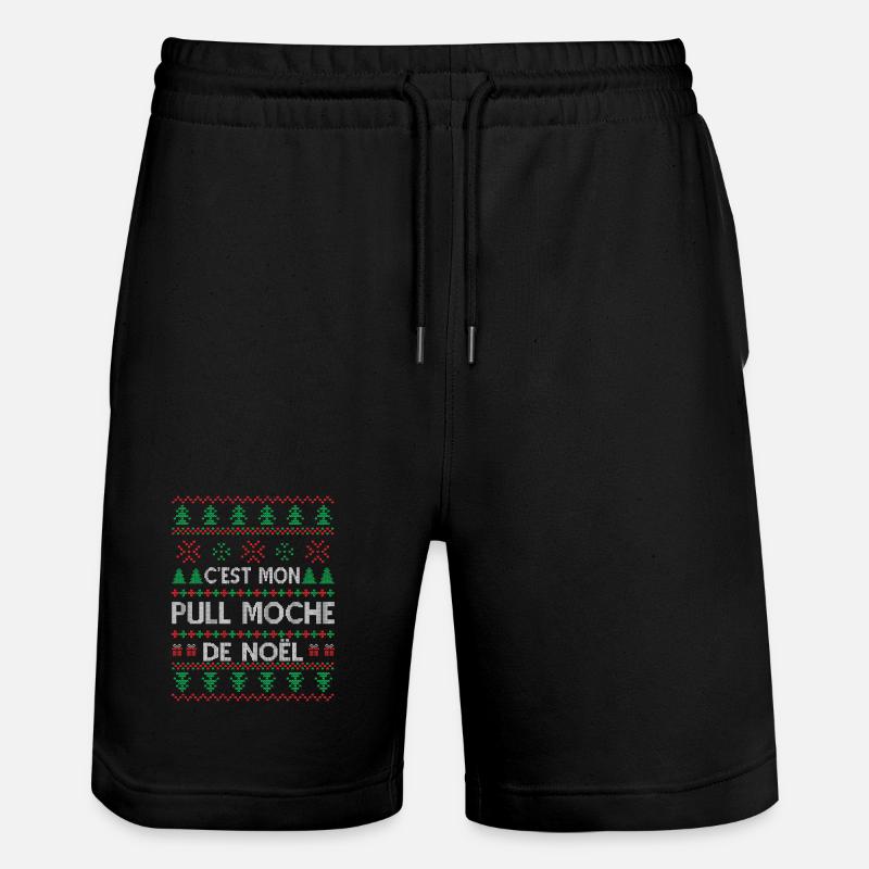 C'est Mon Pull Moche De Noël - Short de jogging bio TRAINER Stanley/Stella unisexe - noir