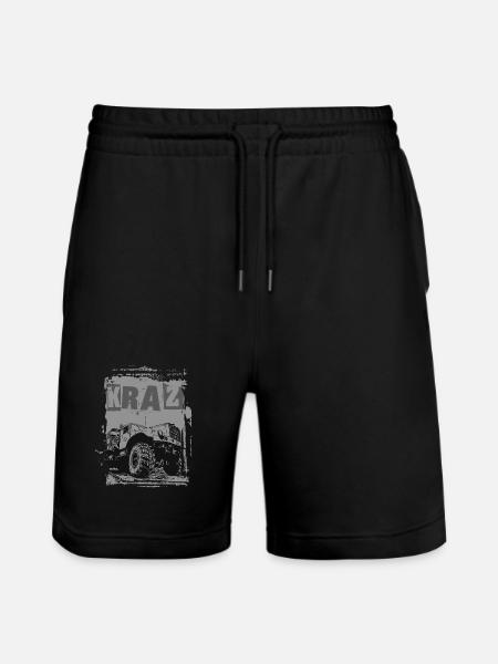 KRAZ Truck - Stanley/Stella Trainer Unisex Organic Jogging Shorts - black