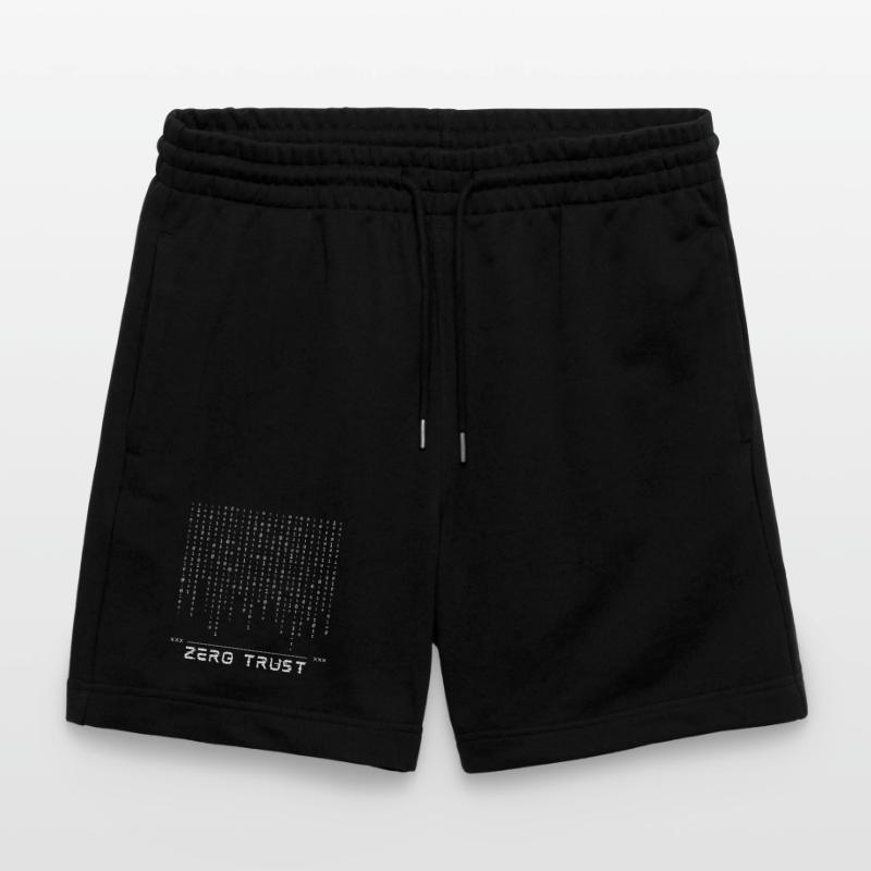 Zero Trust Binary Code Stanley/Stella Trainer Unisex Organic Jogging Shorts