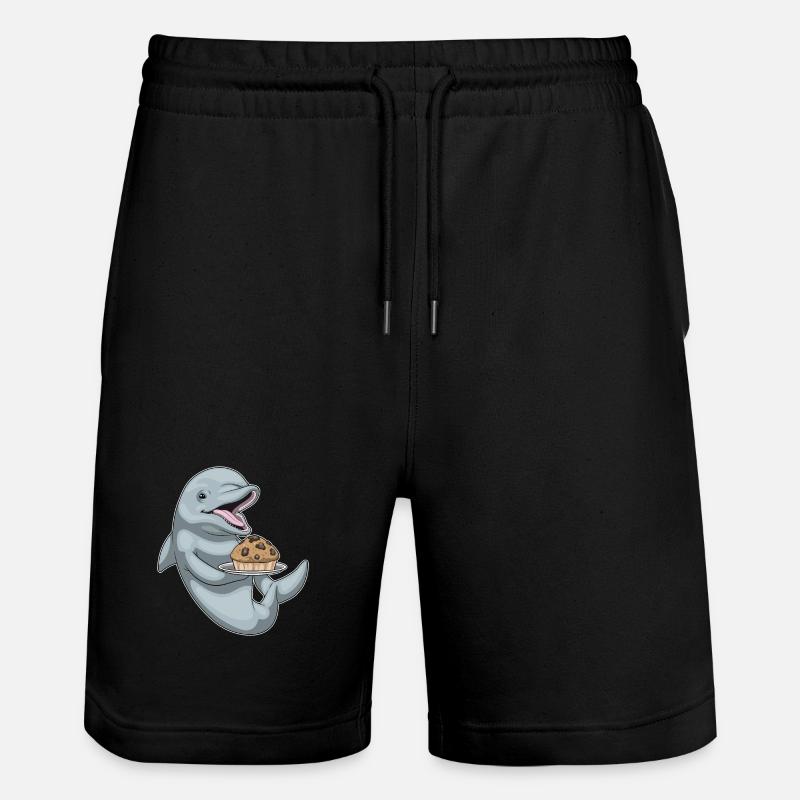 Muffin Dauphin - Short de jogging bio TRAINER Stanley/Stella unisexe - noir
