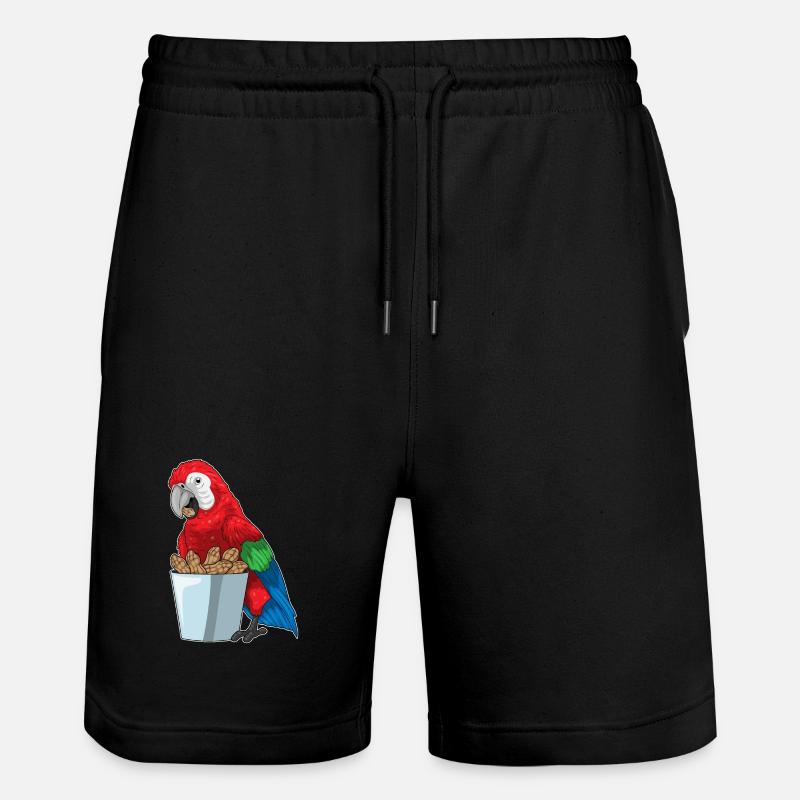 Cacahuètes perroquets - Short de jogging bio TRAINER Stanley/Stella unisexe - noir