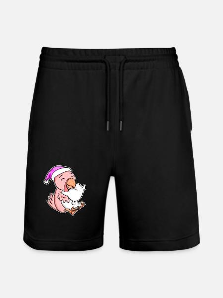 Chicken Tired Sleeping Sleeping Girl - Stanley/Stella Trainer Unisex Organic Jogging Shorts - black