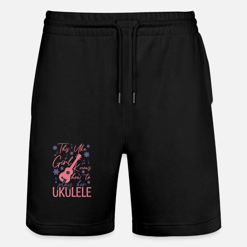 Fille Uke - Short de jogging bio TRAINER Stanley/Stella unisexe - noir
