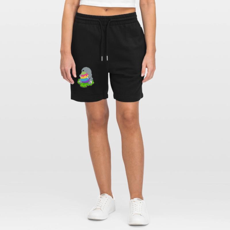 Mole Easter Easter Egg Stanley/Stella Trainer Unisex Organic Jogging Shorts