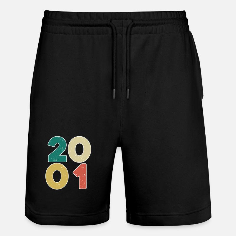 2001 - Année 2001 - Année 2001 - Short de jogging bio TRAINER Stanley/Stella unisexe - noir