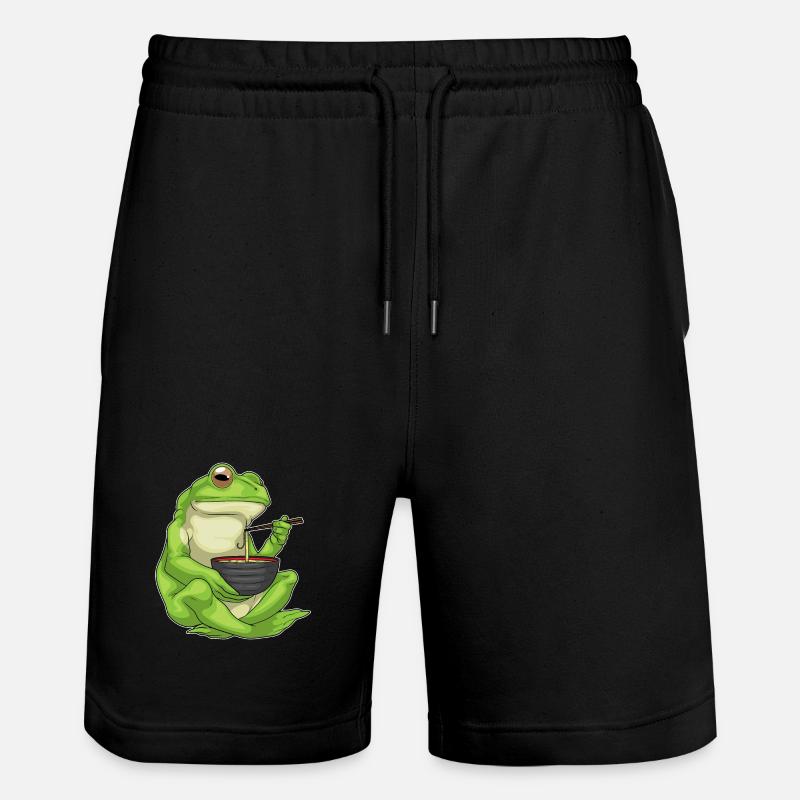 Frog Bowl Ramen - Short de jogging bio TRAINER Stanley/Stella unisexe - noir