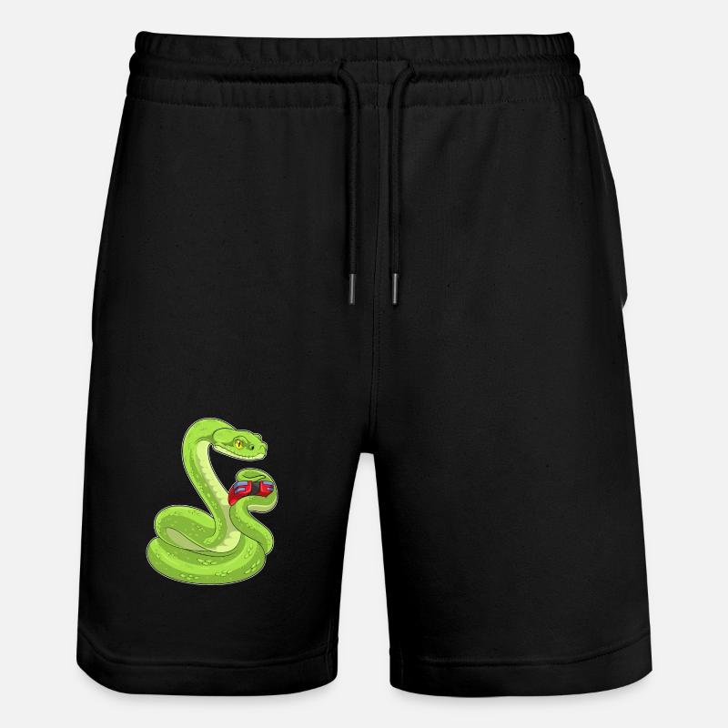 Manette Snake Gamer - Short de jogging bio TRAINER Stanley/Stella unisexe - noir