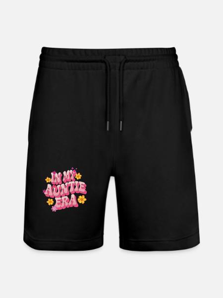 In My Auntie Era - Stanley/Stella Trainer Unisex Organic Jogging Shorts - black