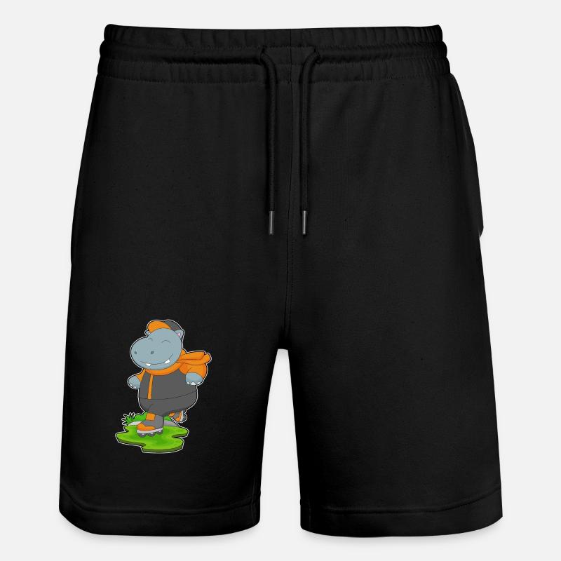 Nilpferd Inline skating Inline skates - Stanley/Stella Unisex Bio Joggingshorts Trainer - Schwarz