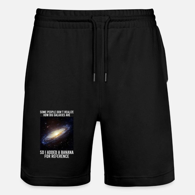 galaxie mèmes science astrophysique astrologie - Short de jogging bio TRAINER Stanley/Stella unisexe - noir