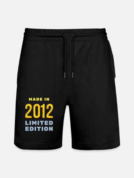 2012 - Stanley/Stella Trainer Unisex Organic Jogging Shorts - black