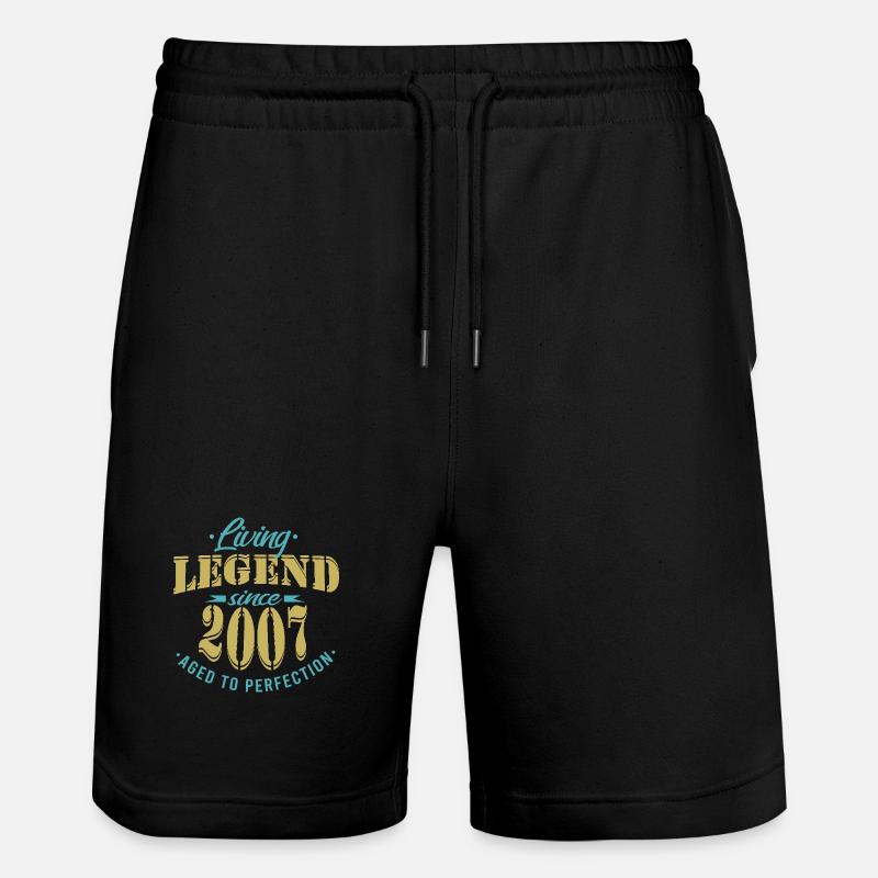 Birthday Legend 2007 Perfection - Short de jogging bio TRAINER Stanley/Stella unisexe - noir
