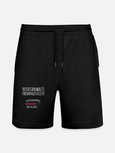 Rechtsanwaltsfachangestellte Ausbildung Beruf - Stanley/Stella Unisex Bio Joggingshorts Trainer  - Schwarz