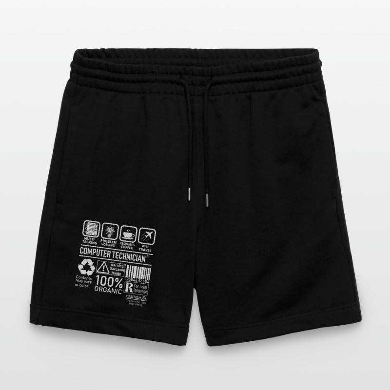 Computer Technician multi tasking problem solving Stanley/Stella Unisex Bio Joggingshorts Trainer 